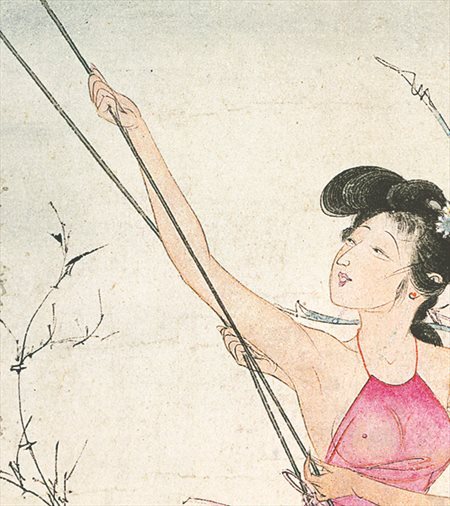 祁阳-胡也佛的仕女画和最知名的金瓶梅秘戏图